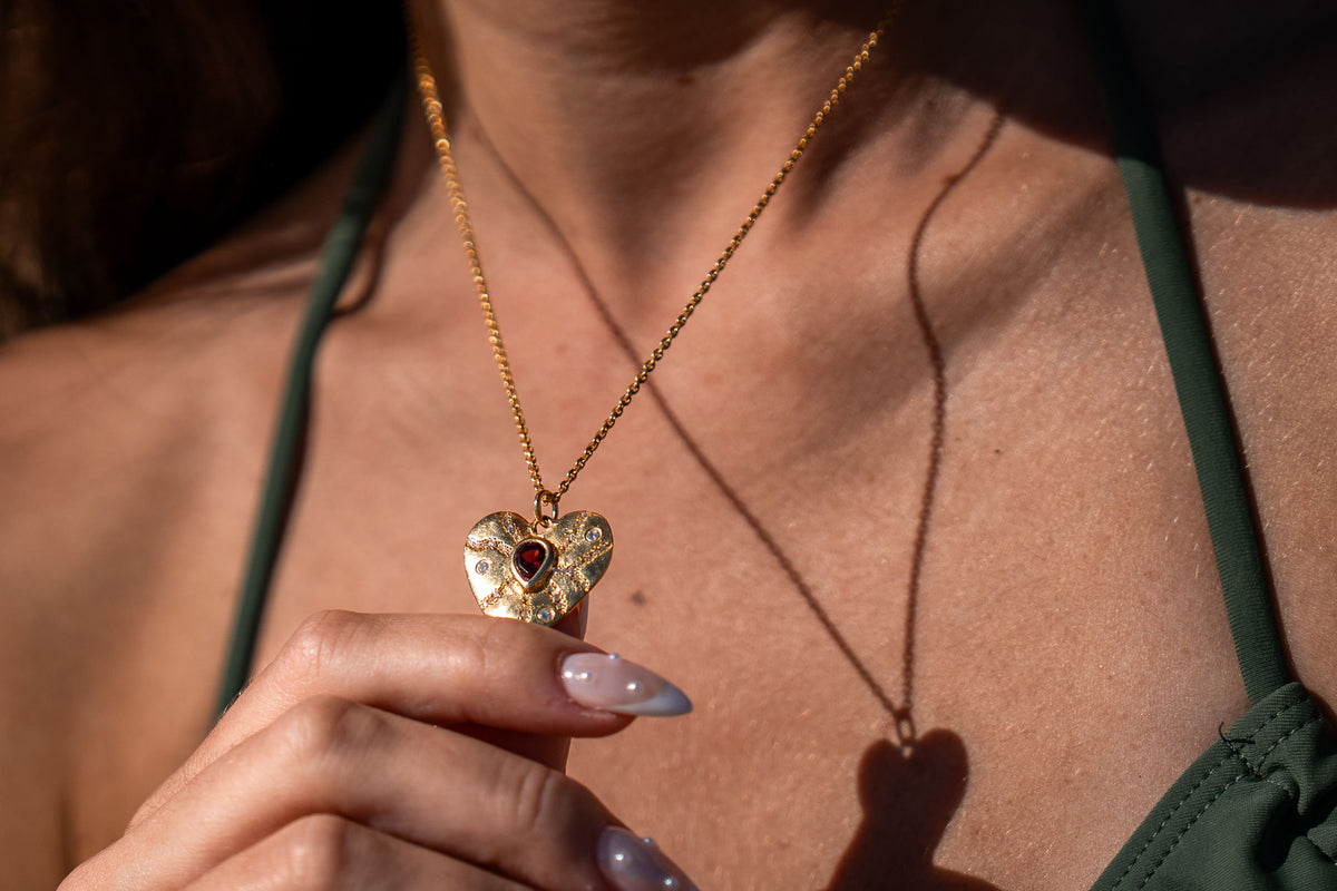 Kintsugi Heart Pendant
