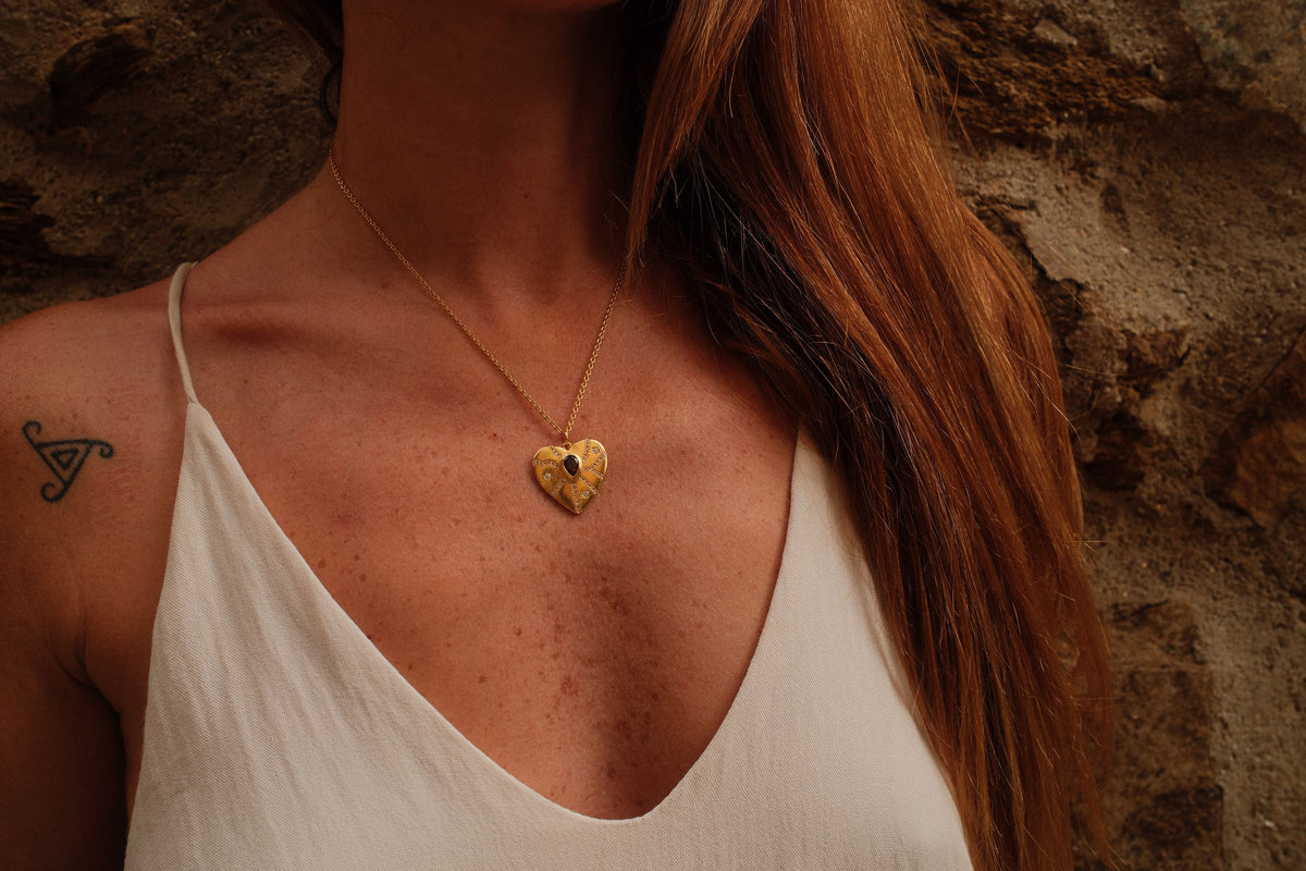 Kintsugi Heart Pendant