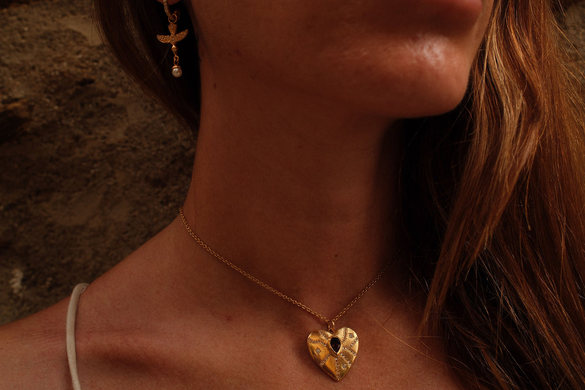 Kintsugi Heart Pendant