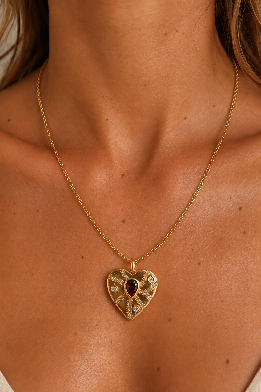 Kintsugi Heart Pendant