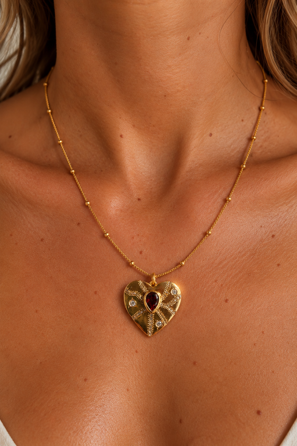 Kintsugi Heart Pendant