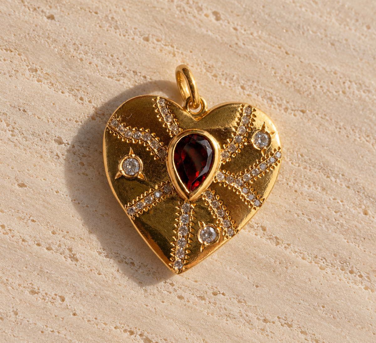 Kintsugi Heart Pendant